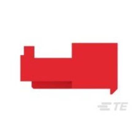 Te Connectivity Headers & Wire Housings 8P 22Awg Tin Clsd With Tab W/Red Strpe 3-643813-8